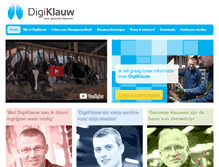 Tablet Screenshot of digiklauw.com